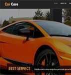 car care汽车展厅响应式布局设计web多页网站模板