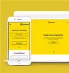 黄色响应式网络信息科技公司单页静态模板