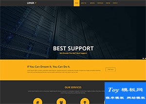 linux虚拟主机提供商网站模板