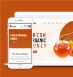 农家蜂蜜网上销售HTML5模板下载