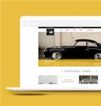 黄色老爷车商城网站html5模板下载