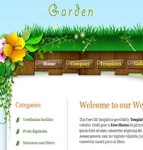 garden绿色主题干净新鲜双列固定宽度布局网站模板