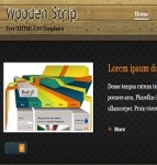 wooden strip双列全站点博客主题网站模板