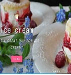 Lce Cream时尚音乐冰淇淋甜品商店web网站模板