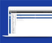 蓝色房屋租赁cms后台管理系统网站模板