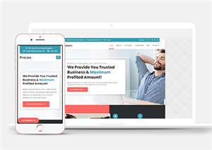 precon自适应商务类业务多用途类网站模板