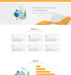 信息技术服务公司网站HTML5模板