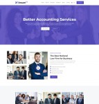 HTML5会计服务公司宣传网站模板