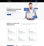 电子邮件营销工具服务网站模板