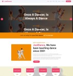 HTML5舞蹈培训机构网站模板