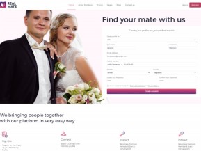 响应式现代婚恋网站模板