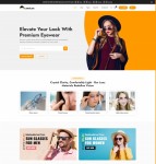 HTML5眼镜在线商城网站模板