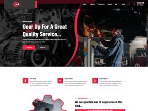 HTML5汽车服务公司宣传网站模板