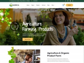 有机食品农产品农业网站模板