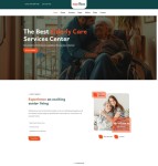 HTML5老年护理服务中心网站模板