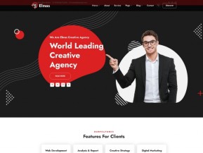创意服务公司宣传网站模板
