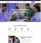 数字营销商业代理服务公司网站模板